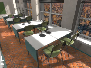 chemistry class - school 3D Model
