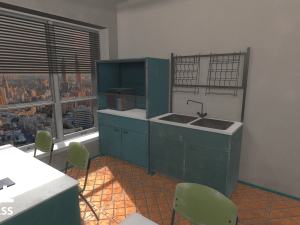 chemistry class - school 3D 模型
