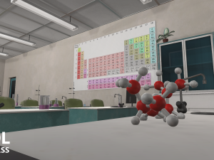 chemistry class - school 3D 模型
