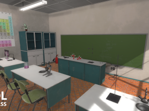 chemistry class - school 3D 模型