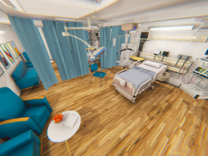 clinic - hospital room 3D 모델