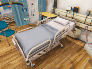 clinic - hospital room 3D 모델