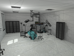clinic - operating room Model 3D