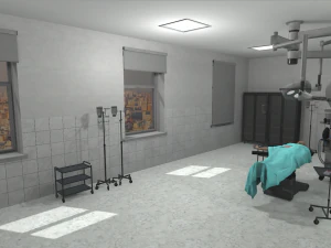 clinic - operating room 3D Model