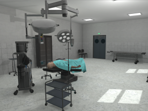 clinic - operating room Model 3D