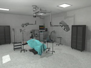 clinic - operating room 3D Model
