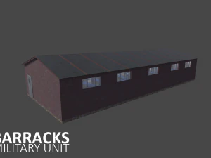 barracks - military unit 3D Model