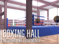 boxing hall - interior and equipments 3D Model