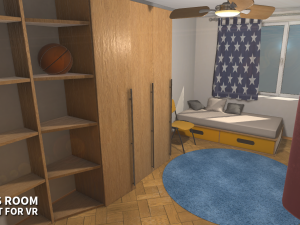 childrens room - environment for vr 3D Model
