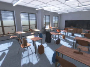 classroom - school 3D Model