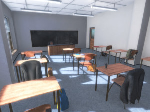 classroom - school 3D Model