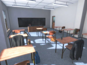 classroom - school 3D Model