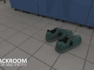cloackroom - interior and props 3D Model