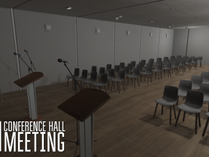 conference hall - meeting Modèle 3D