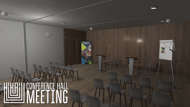conference hall - meeting Modèle 3D .c4d .max .obj .3ds .fbx .stl .blend 
