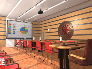 conference hall - office 3D Model