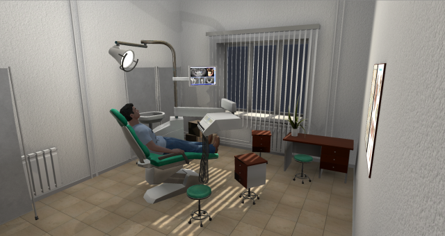 dental room Modelo 3D .c4d .max .obj .3ds .fbx .stl .blend 