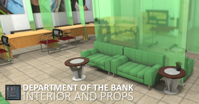 department of the bank 3D Модель .c4d .max .obj .3ds .fbx .stl .blend 