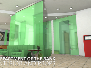 department of the bank 3D Модель