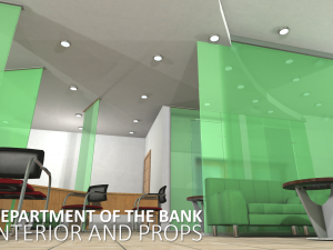 department of the bank 3D Модель