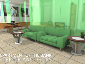 department of the bank 3D Модель
