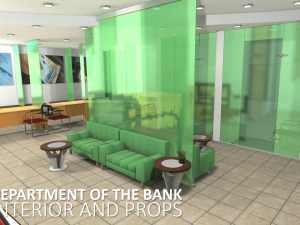 department of the bank 3D Модель