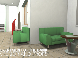 department of the bank 3D Модель