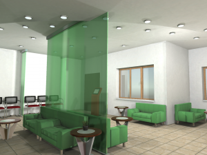 department of the bank 3D Модель
