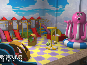 entertainment center for kids - interior and props Modèle 3D