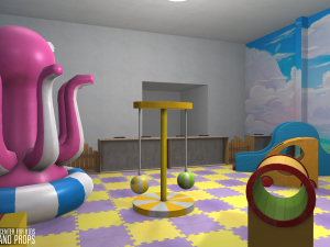 entertainment center for kids - interior and props Modèle 3D