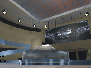 exhibition hall - showroom Modelo 3D