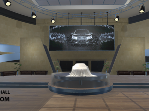 exhibition hall - showroom Modelo 3D