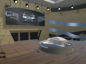 exhibition hall - showroom Modelo 3D
