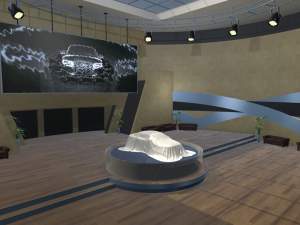 exhibition hall - showroom Modelo 3D