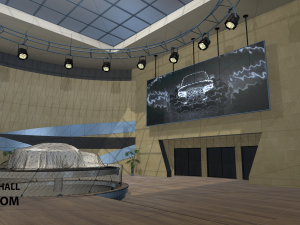 exhibition hall - showroom Modelo 3D