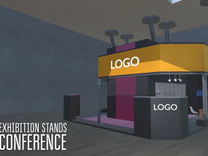 exhibition stands - conference 3D Model