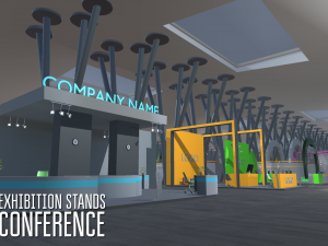 exhibition stands - conference Modelo 3D