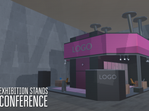 exhibition stands - conference Modelo 3D