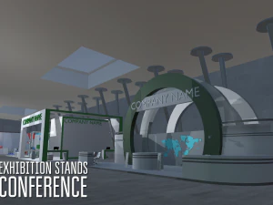exhibition stands - conference 3D Model