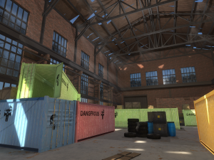 fps hangar - tournament map 3D Model