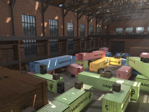 fps hangar - tournament map 3D Модель