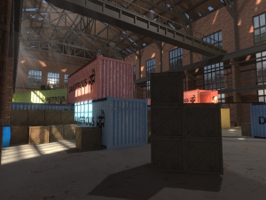 fps hangar - tournament map 3D Модель