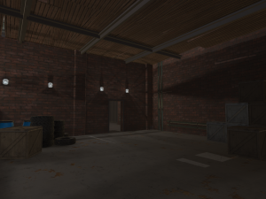 fps hangar - tournament map 3D Модель