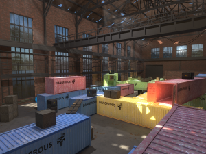 fps hangar - tournament map 3D Модель