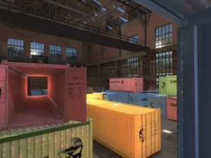 fps hangar - tournament map 3D Модель