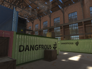 fps hangar - tournament map 3D Модель