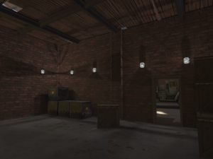 fps hangar - tournament map 3D Модель