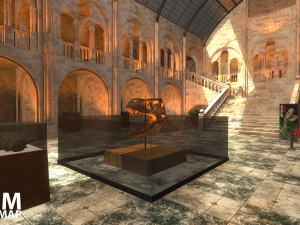 fps museum - vr tournament map 3D Model