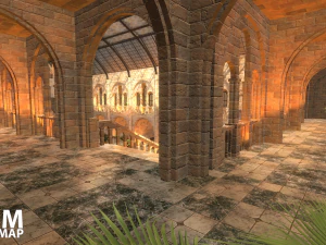 fps museum - vr tournament map 3D Model