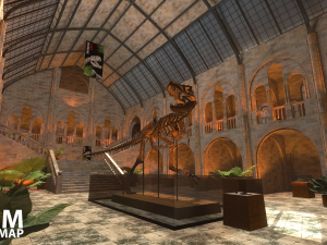 fps museum - vr tournament map Model 3D